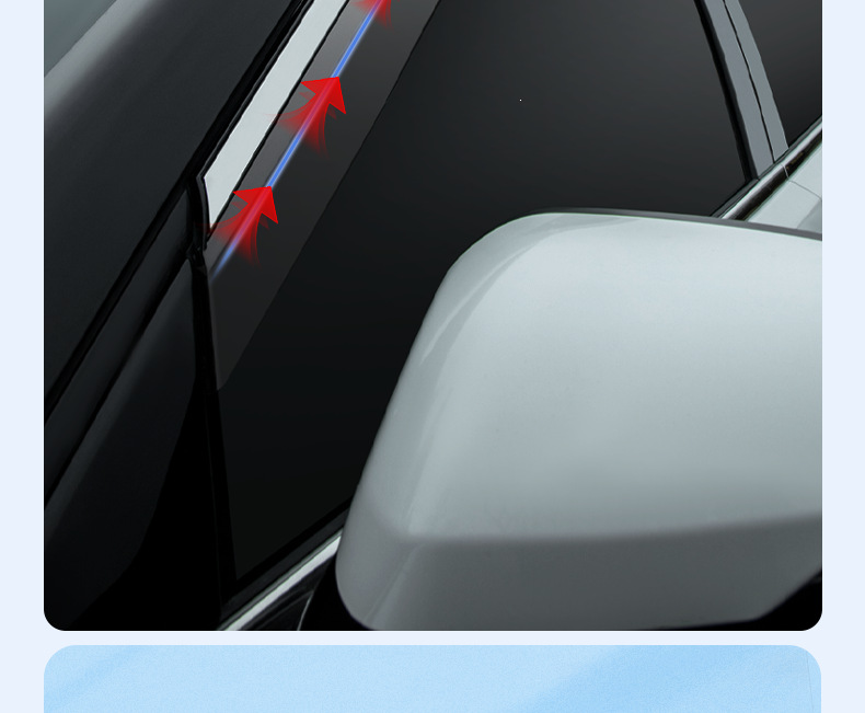 Suitable for 2026 Aion i60, rain and sun visors, complete set of car interior accessories, modification parts, car window rain visors, rain guards