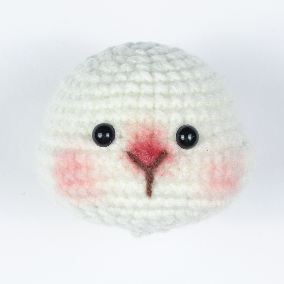 Manual de instrucciones en inglés Nuevo paquete de material de crochet de bola de hilo hecho a mano con dibujos animados para tejer adornos de regalo_voghion.com