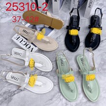 2025跨境ZAR新款欧美时尚G扣女拖平底拖鞋slippers现货非洲批发