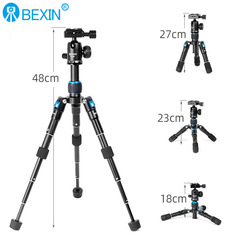 Beixin SLR camera aluminum alloy mini tripod selfie live broadcast tripod portable bracket desktop tripod
