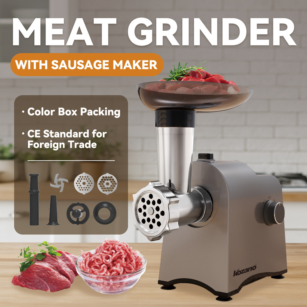 Cross-Border Electric Meat Grinder Fully Automatic Household Meat Grinder Sausage Machine European Standard Ozon Export Meat Grinder