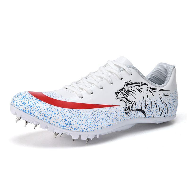 Nuevos zapatos de pista para hombres y mujeres de entrenamiento juvenil antideslizante de uñas zapatos de correr cortos de entrenamiento de competencia resistente al desgaste de pista y campo zapatos de uñas