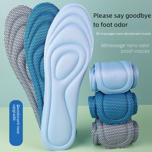 3D Summer Nano Anti-Slip Sports Insoles for Military Training - Summer Antibacterial, Anti-Odor, High-Elasticity, Absorbent, Breathable, Ultra-Soft, Unisex