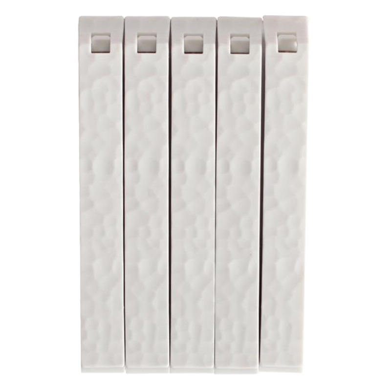 Bolsa de comida de cocina clip de sellado clip de plástico sellado clip de tamaño pequeño paquete de 5 clip fresco bolsa de merienda simple hogar