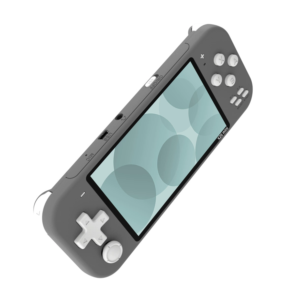Palm handheld console (Cross-mirror) X20min — retro FC/GBA/PSP emulation, kids mini