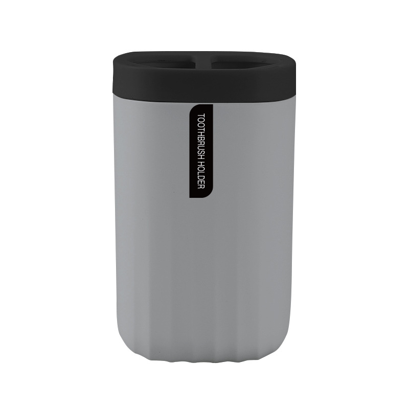 Patrón de onda Estilo nórdico cepillo de dientes caja de almacenamiento de plástico baño Baño hogar lavado taza de almacenamiento rack taza cepillo de dientes titular