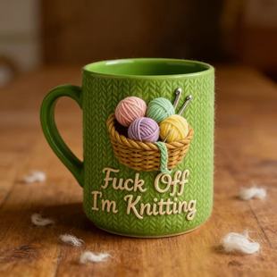 �羳�¿�Fuck Off I'm Knitting Mug��ë�¿�ʽ�R�˱�