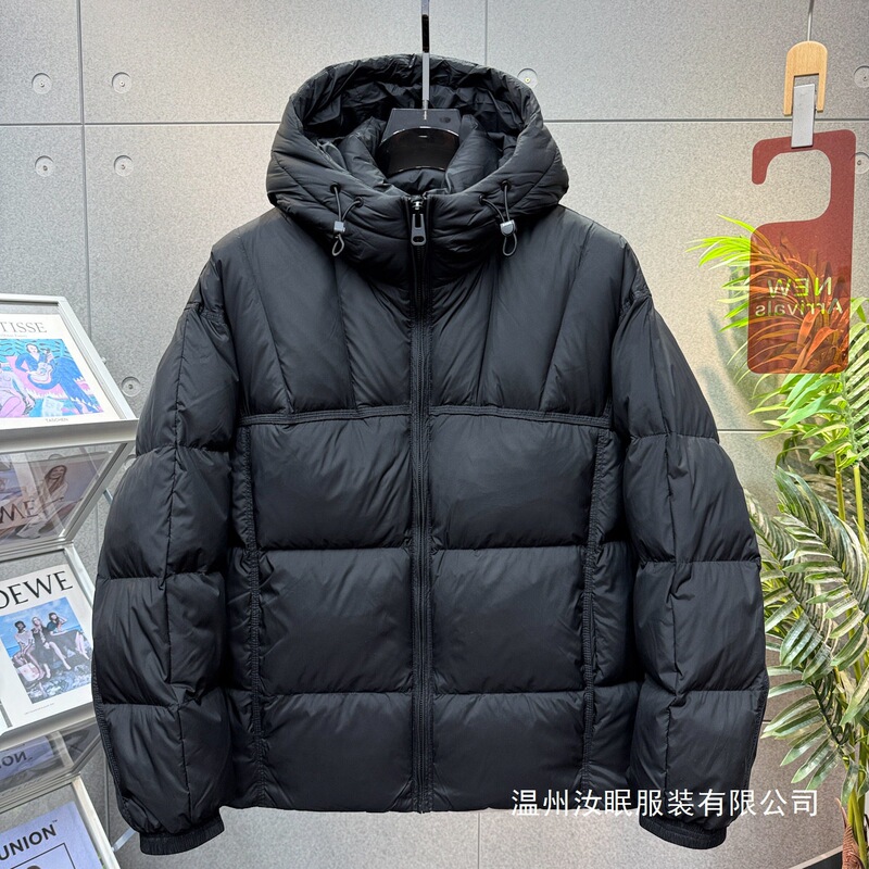 Winter Thickened High-Fill down Jacket for Men, Trendy Versatile Fluffy Warm Puffer Coat, Extreme Cold Workwear Wholesale