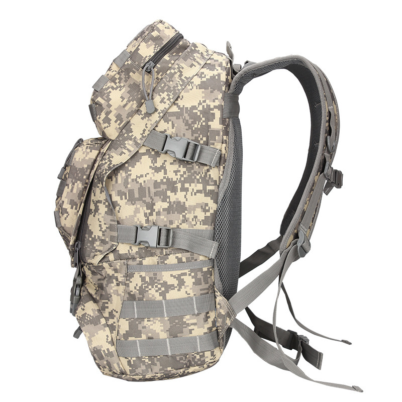 Okali nuevo montañismo bolsa al aire libre mochila de marcha camuflada de gran capacidad militar fan mochila al aire libre impermeable en stock