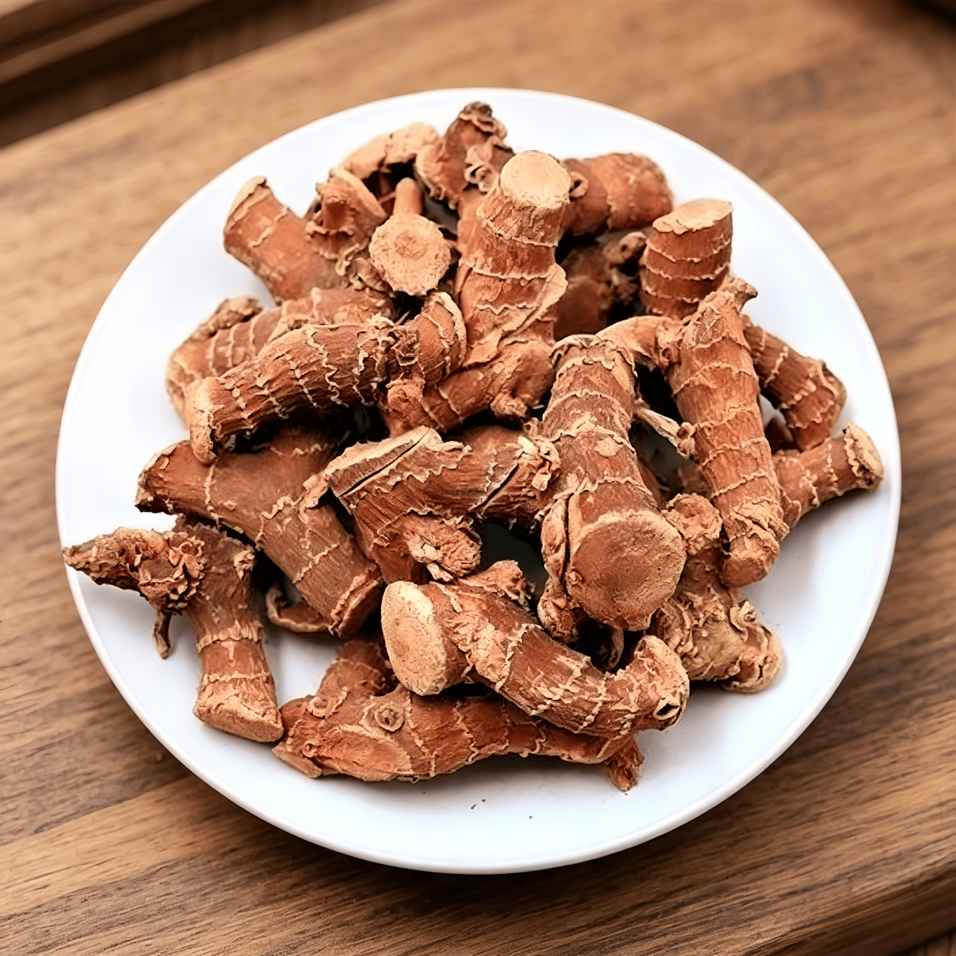 Dried Galangal Root Slices Gao Liang Jiang 500g Alpinia officinarum Aromatic Spice for Braising Stews and Hotpot in use