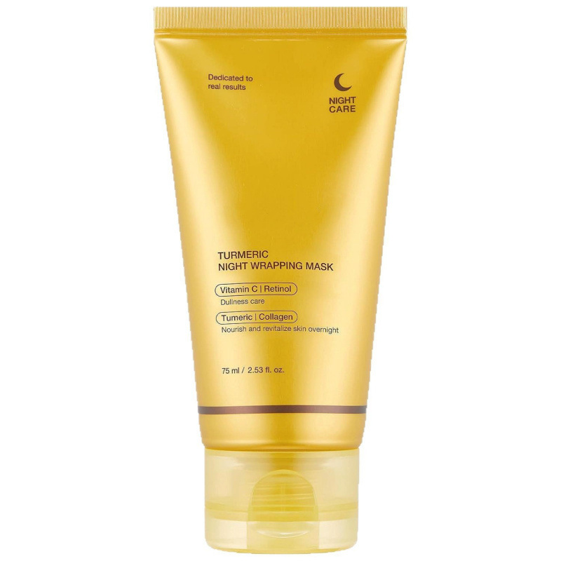 姜黄胶原蛋白撕拉面膜Turmeric OvernightWrapping Peel Off Mask|undefined