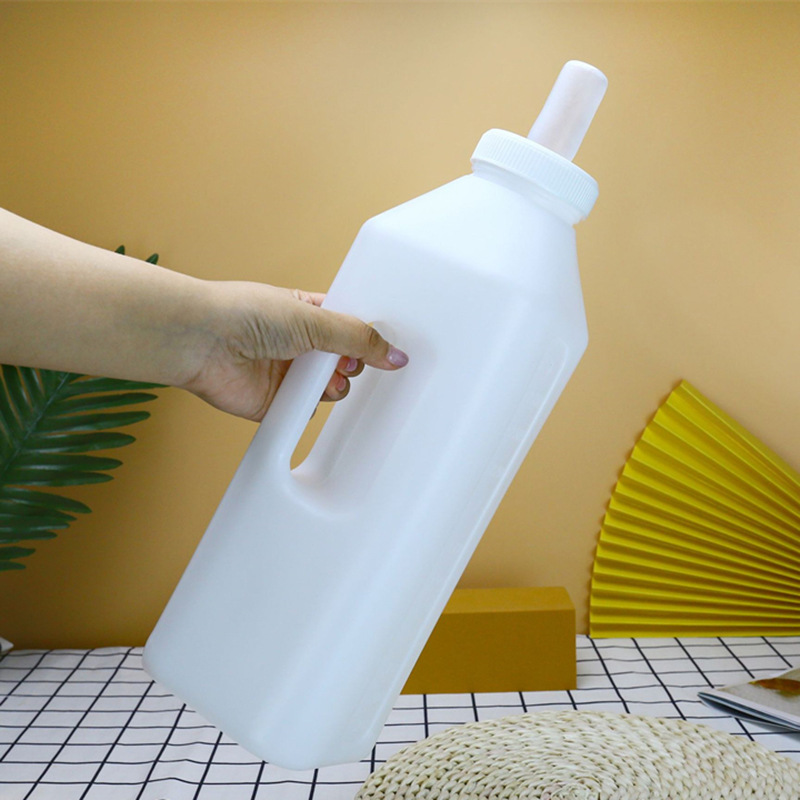 3000ml botellas de leche de ternero gran capacidad botella de alimentación veterinaria conveniente botella de leche de ternero botella de plástico