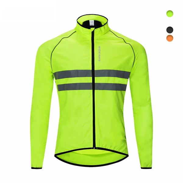 Wosawe Road Bike Cycling Casual Sports Windbreaker Outdoor Bicycle Windproof Jacket Men's and Women's Tops
