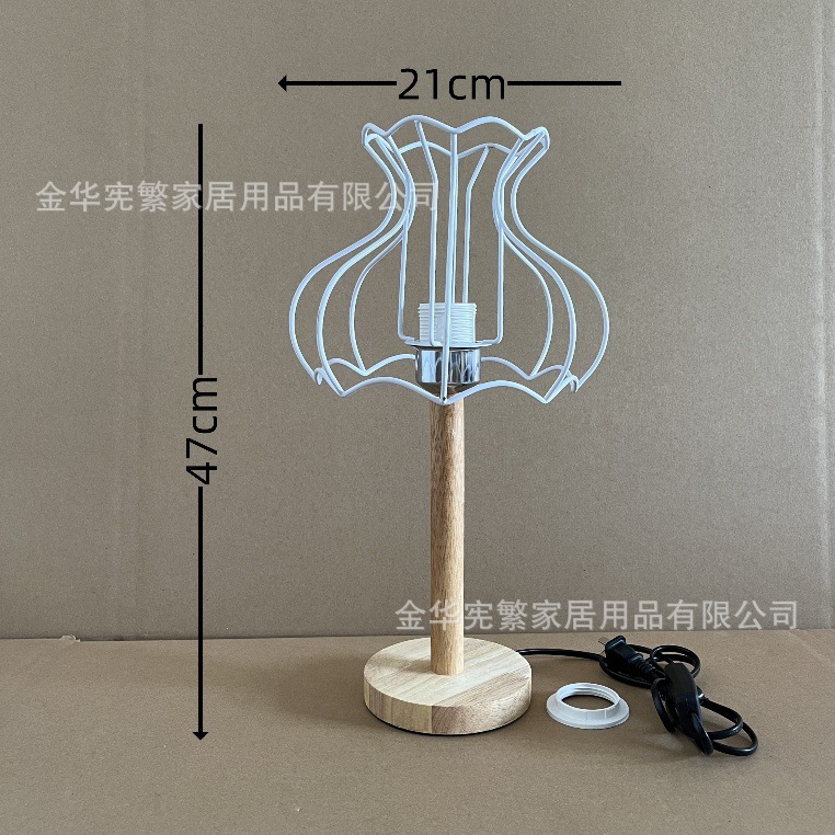 8inch 꽃 모양의 철제 프레임 + 28개의 높은 통나무 베이스