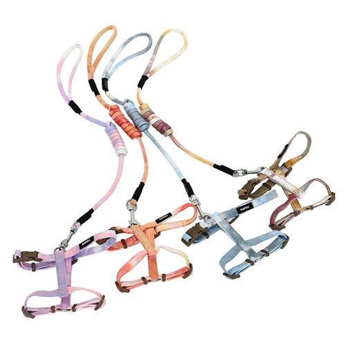 New cat traction rope walking cat rope I-shaped anti-breakaway cat traction network infrared cat rope harness