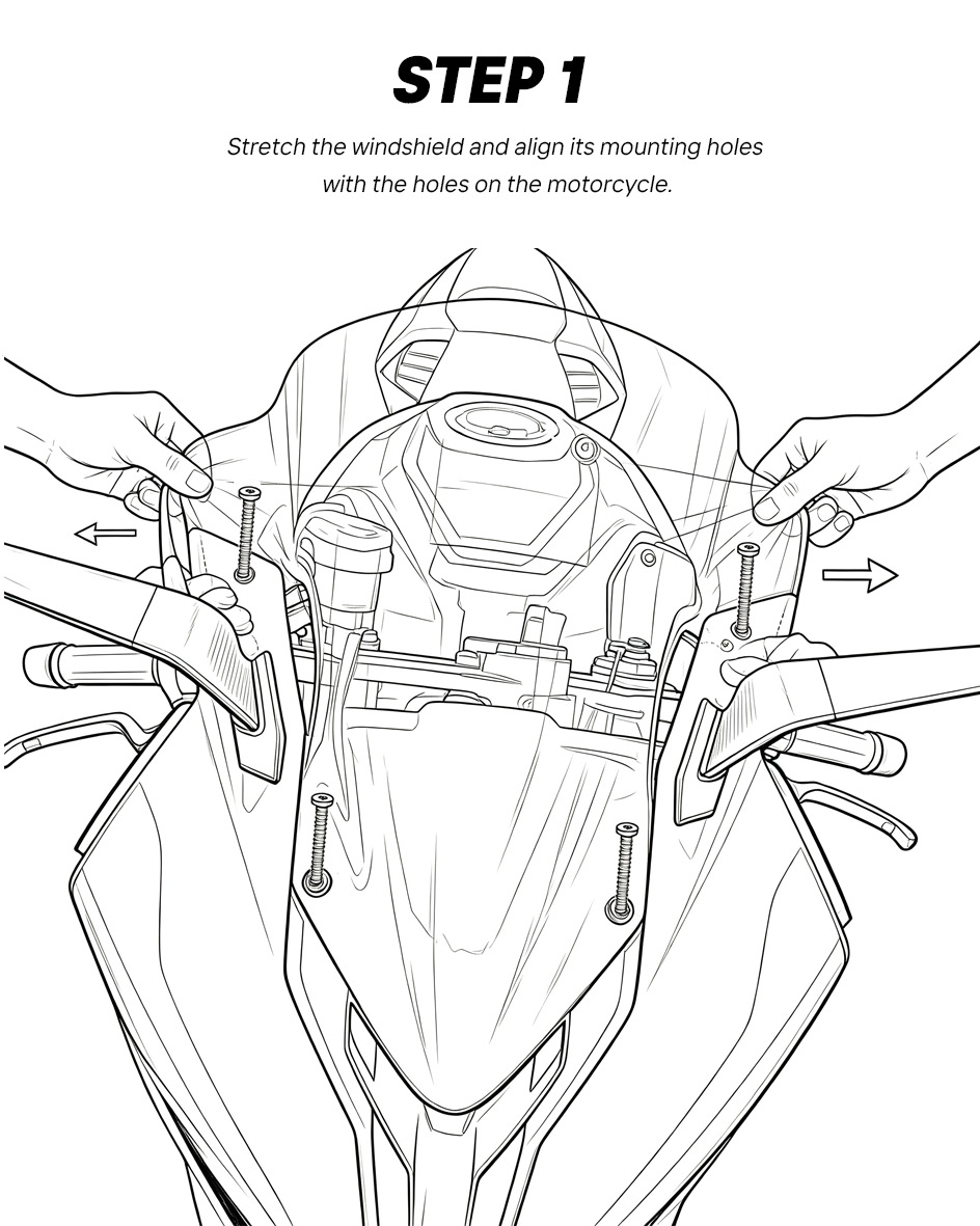 Suitable for Ducati Panigalev2 Modified Windshield, Heightened Racing Windscreen Glass Visor 25-26