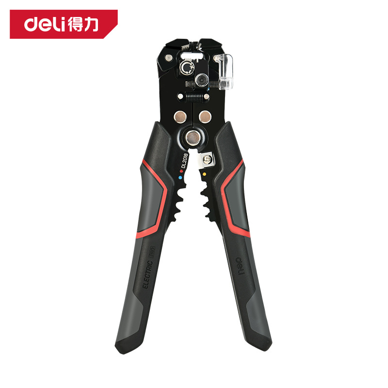 得力工具多功能电工剥线钳万用六合一电线电缆合金剥线器 DL2018