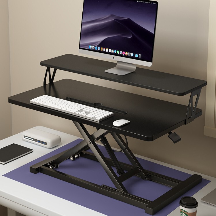 Standing Workbench Computer Lift Table Standing Office Work Computer Table Liftable Desktop Desk Notebook