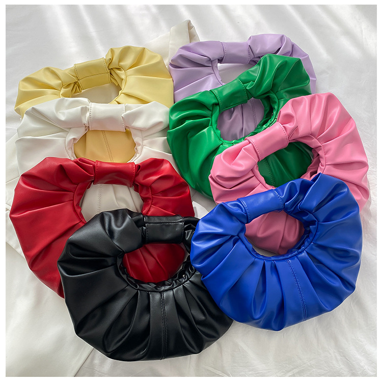 Borsa a tracolla versatile alla moda con cerchio piegato primavera/estate 2024, design unico, borsa a mano di alta qualità_voghion.com