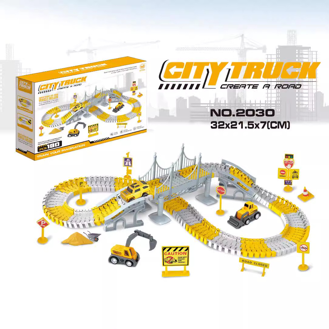 Desmontaje y montaje de vehículos de ingeniería bloques de construcción educativos de juguete para niños y niñas