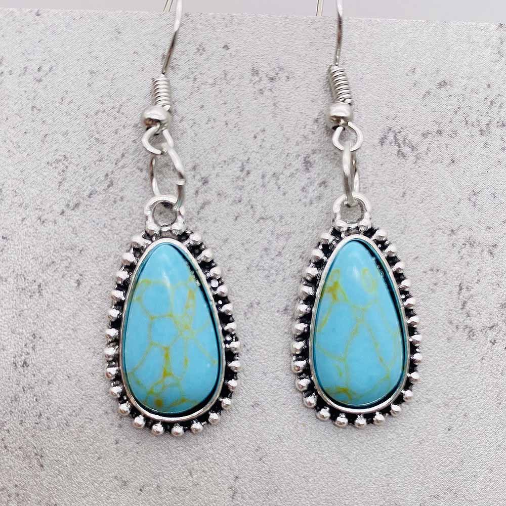 12g Weight Drop Earrings Classification 1 Pair Quantity Daily Occasion Titanium Alloy Material Geometric, Leaf Pattern Women's Gender Simple Style Style Wholesale Jewelry Simple Style Geometric Leaf Titanium Alloy Drop Earrings 2