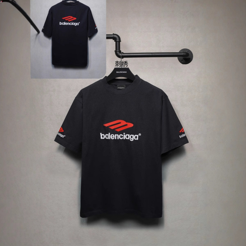 25ssクロスボーダー高品質タワーテーププリントレタードダメージ半袖Tシャツゆったり万能ワンピース卸売|undefined