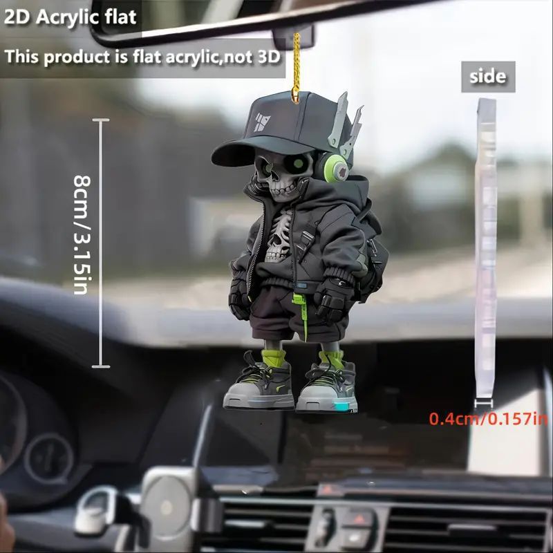 Nuevo acrílico transfronterizo plano decorativo creativo colgante de tropas especiales colgante de decoración de espejo retrovisor