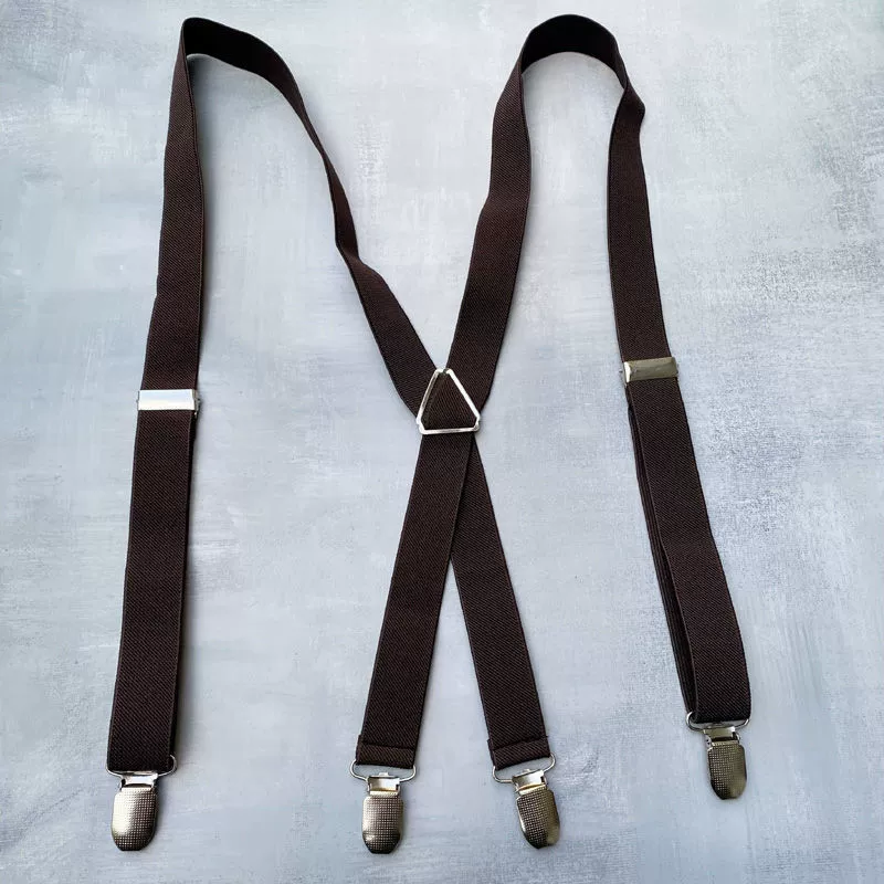 Универсальные подтяжки для мужчин и женщин, зажимы для подтяжек, подтяжки для брюк, подтяжки для джинсов, британские аксессуары.