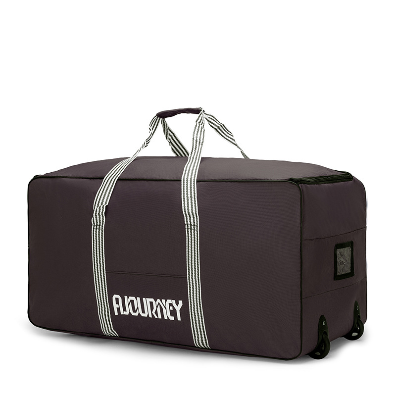 Bolsa de viaje de gran capacidad con ruedas, bolsa de viaje de vacaciones, bolsa de transporte portátil, bolsa de almacenamiento de edredón de alojamiento
