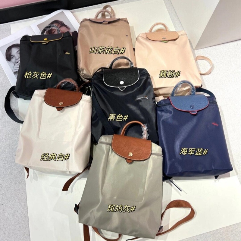 French New Backpack Casual Backpack Student Class Large Capacity Handbag Nylon Canvas Backpack Women's Bag