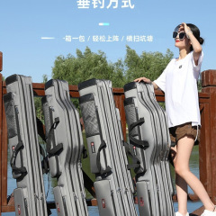 鱼竿包防水海杆钓鱼包大容量大肚杆包多功能垂钓收纳渔具包邮批发