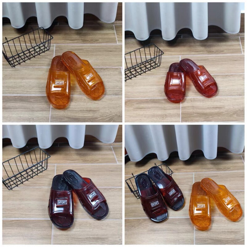 Summer Wholesale Plastic Men's Slippers for Home Casual Soft, Lightweight and Comfortable Outdoor Walking Men's Pvc Slippers