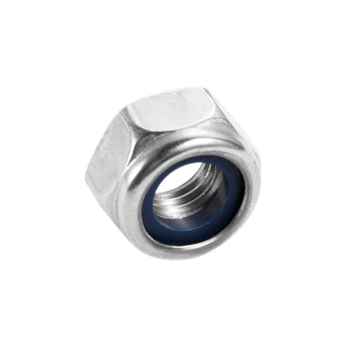 Aozhan Aofeng DIN985 non-metal insert hexagonal lock nut 304 stainless steel nylon screw cap A2-70