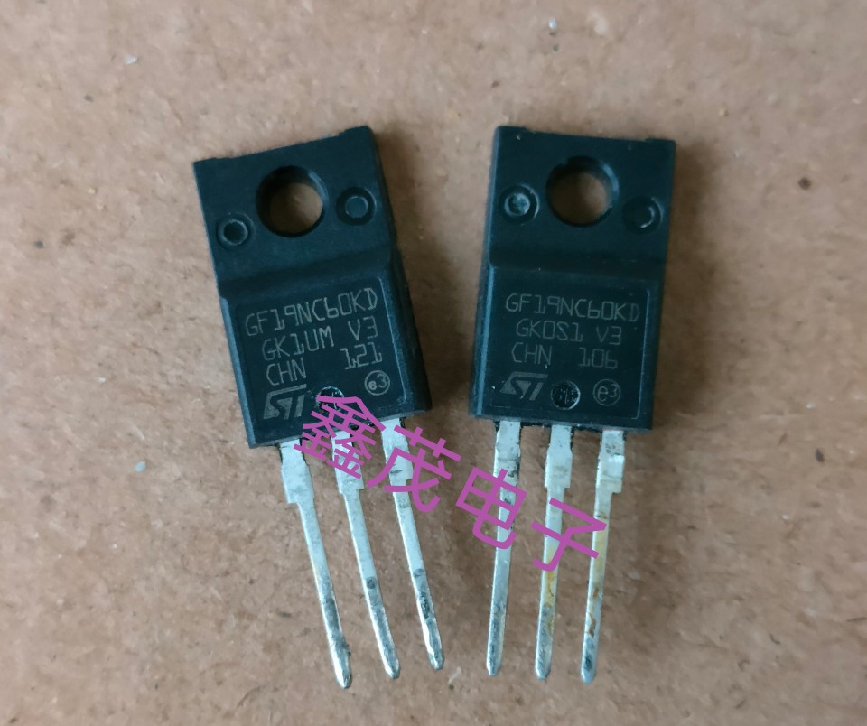 STGF19NC60KD GF19NC60KD 19NC60原装进口拆机测试好