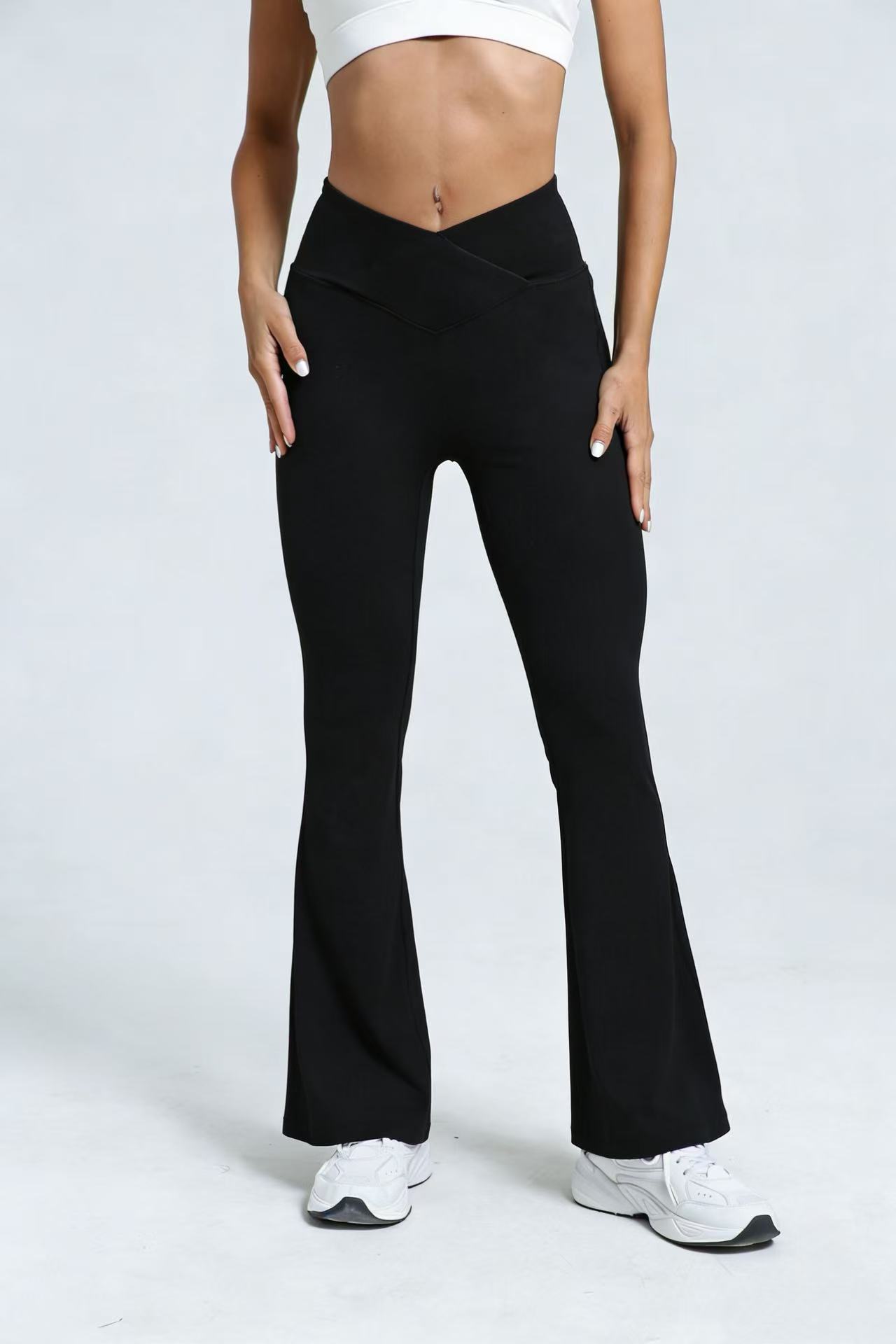 Nuevos pantalones transfronterizos europeos y estadounidenses de alta popularidad, pantalones deportivos de yoga al aire libre, pantalones para mujeres.