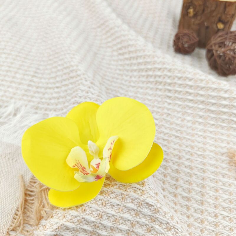 胡蝶蘭の花の頭のかんざしの花のカチューシャの髪飾りの服の靴の装飾の材料の部品のシミュレーションの花の頭の花|undefined