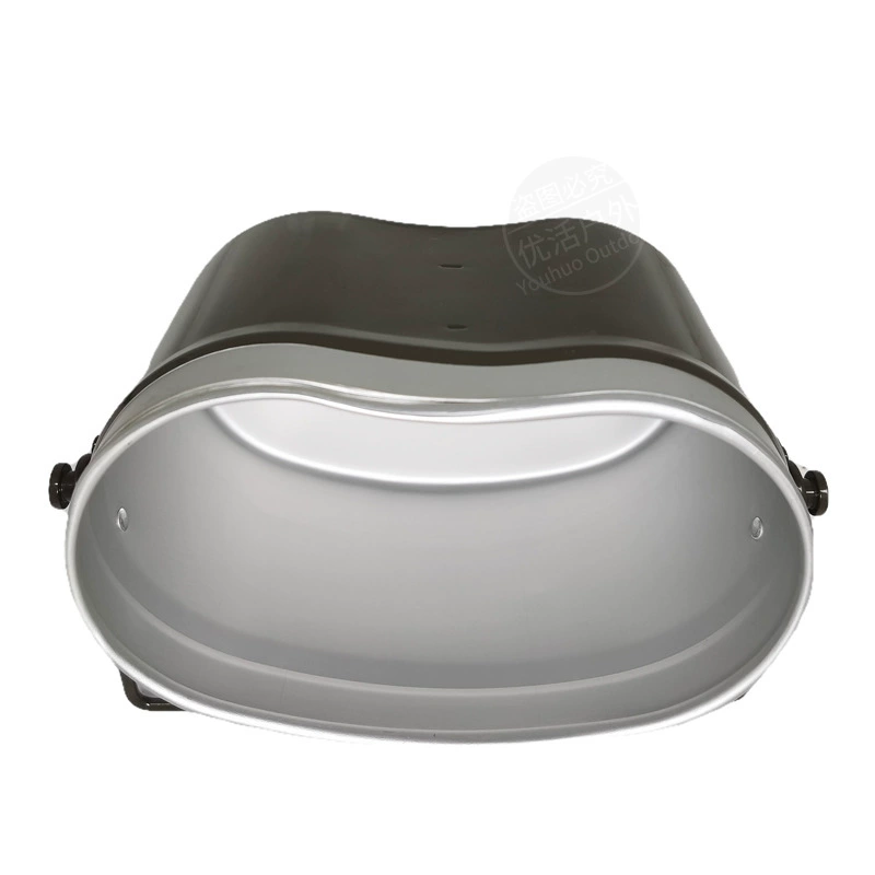 Travel green lunch box for camping, handheld equipment