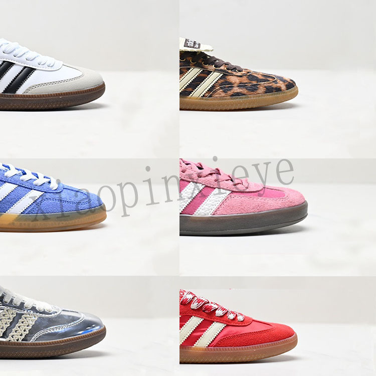Cross-Border Putian Dexun Men's and Women's Shoes Samba Shoes Pure Original Strawberry Red Shoes White and Black Casual Genuine Leather Men's Shoes Versatile Cross-Border Putian Dexun Men's and Women's Shoes Samba Shoes Pure Original Strawberry Red Shoes White and Black Casual Genuine Leather Men's Shoes Versatile