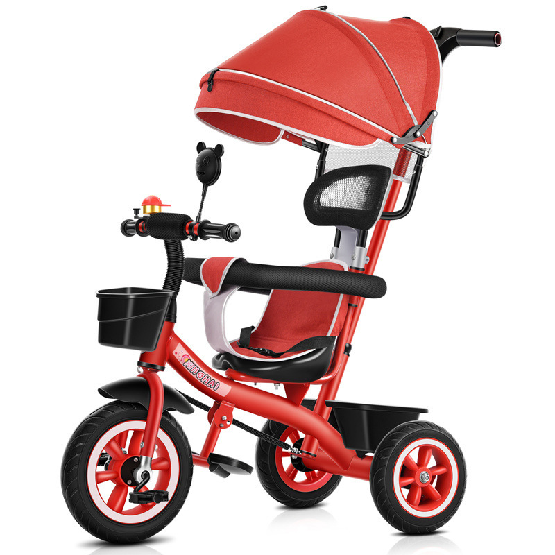 Triciclo infantil 1 - 3 - 2 - 6 años de edad, carro de bebé grande, bicicleta, carro de jardín de infantes image 41