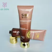 120g солнцезащитный крем шланг, мешок для чистки лица, труба может быть с вращающей крышкой, откидной BB крем шланг PE Алюминиево-пластиковая композитная трубка