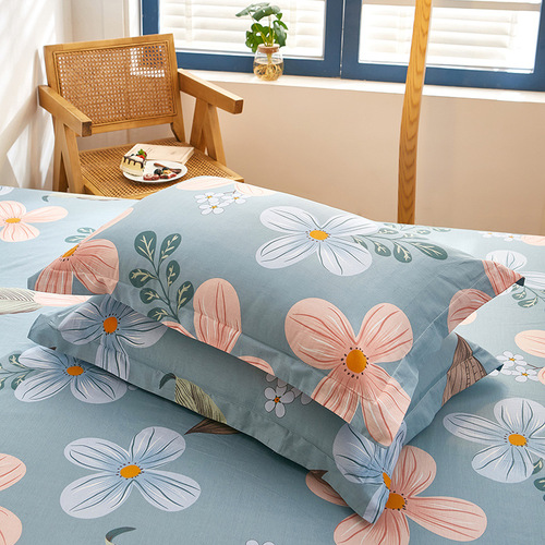 Cotton Pocket Pillowcases, Pure Cotton Envelope Style Pillowcases, Pillow Core Covers for Single Pillows, Student Dormitory, Factory Wholesale