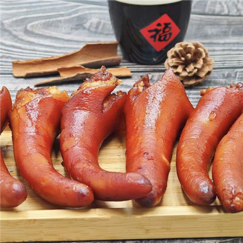 五香卤猪尾巴熟食真空包装麻辣猪尾开袋即食卤味半成品凉调凉拌菜