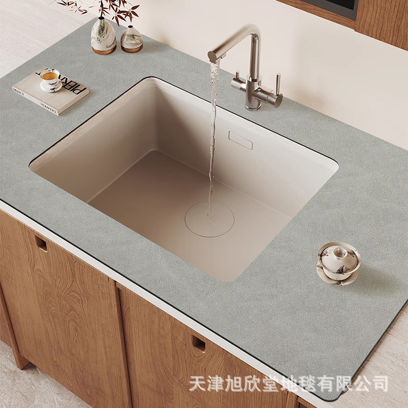 キッチンカウンタートップ排水マット蛇口シンク吸収マット浴室トイレシンク速乾性フロアマット|undefined