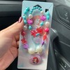 Children's cartoon accessory, pendant for princess, necklace, ear clips, set, “Frozen”