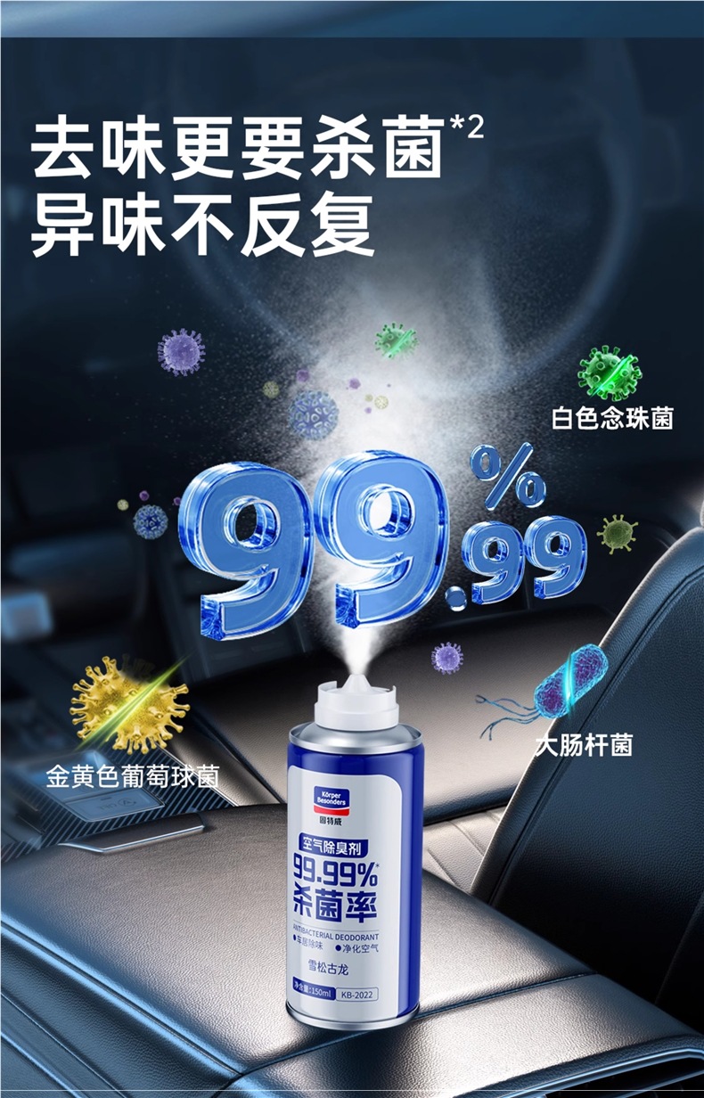 Goodway Car Odor Removal Car Air Conditioner Deodorization Sterilization Air Purification Artifact Deodorizing Freshener Car