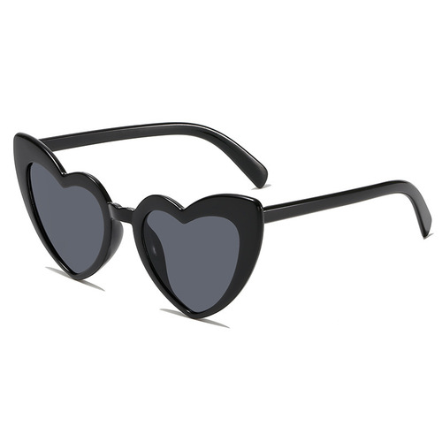 Yiwu Ready-to-Ship Cross-Border European & American Style Party-Shaped Heart-Shaped Women's Sunglasses – Fashionable, Internet-Famous, Perfect for Larger Faces to Create a Slimming Effect