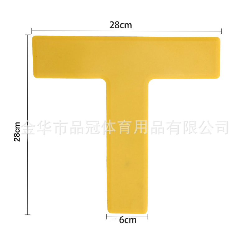 Plato de marca plana rectángulo redondo en ángulo recto goma marcador de almohadilla marcador voleibol tenis campo marcador
