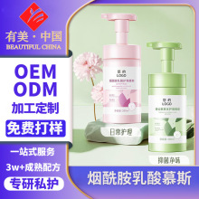 定制私密护理慕斯 温和泡沫私密妇科清洗护理液女性抑菌洗液加工