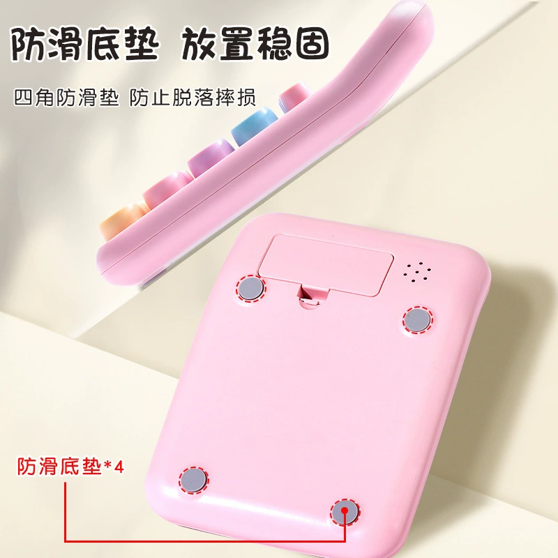 Calculator, candy-color silent multi-function desktop calculator for children & students