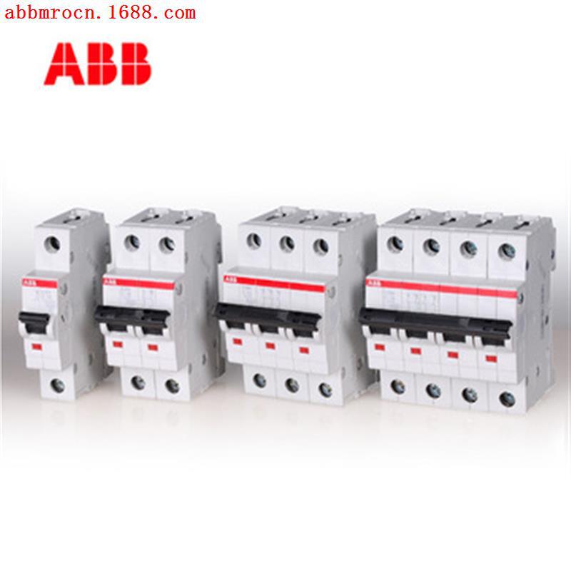 ABB断路器空气开关S200系列25KA交流1P单极C特性2A进口